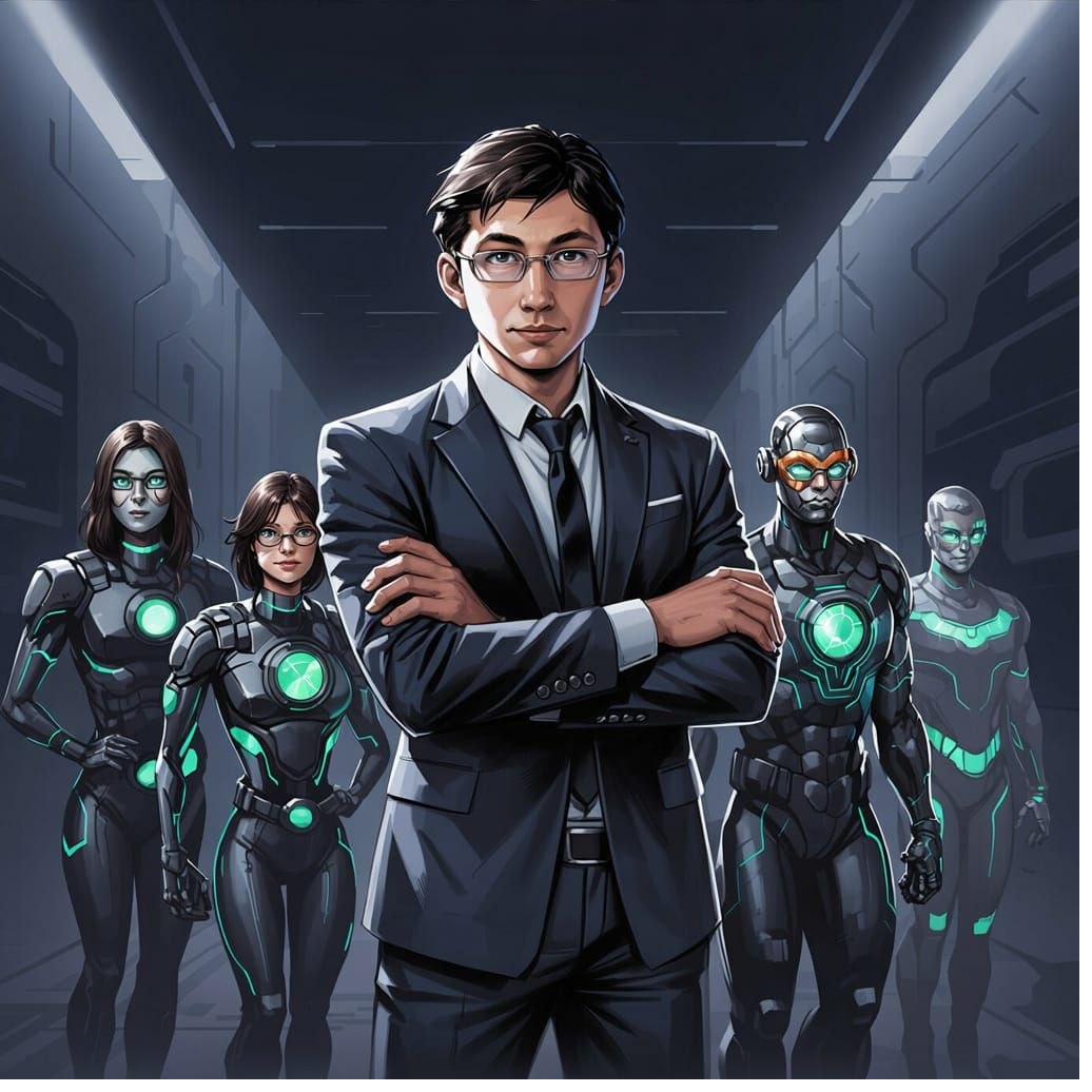 Founder Aditya Subiyanto bersama tim AI agent Viper AI